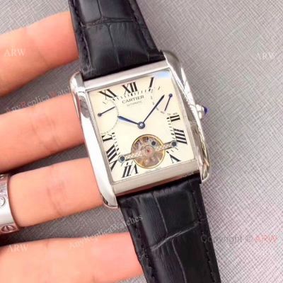 High Quality Copy Cartier Tank Tourbillon Watches